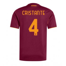 AS Roma Bryan Cristante #4 Hemmakläder 2025-26 Kortärmad